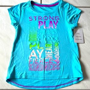 Champion dri fit shirt girls XS (4-5)